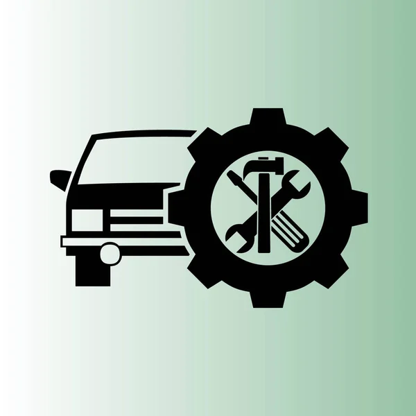 Auto Reparatur Vektor Symbol — Stockvektor