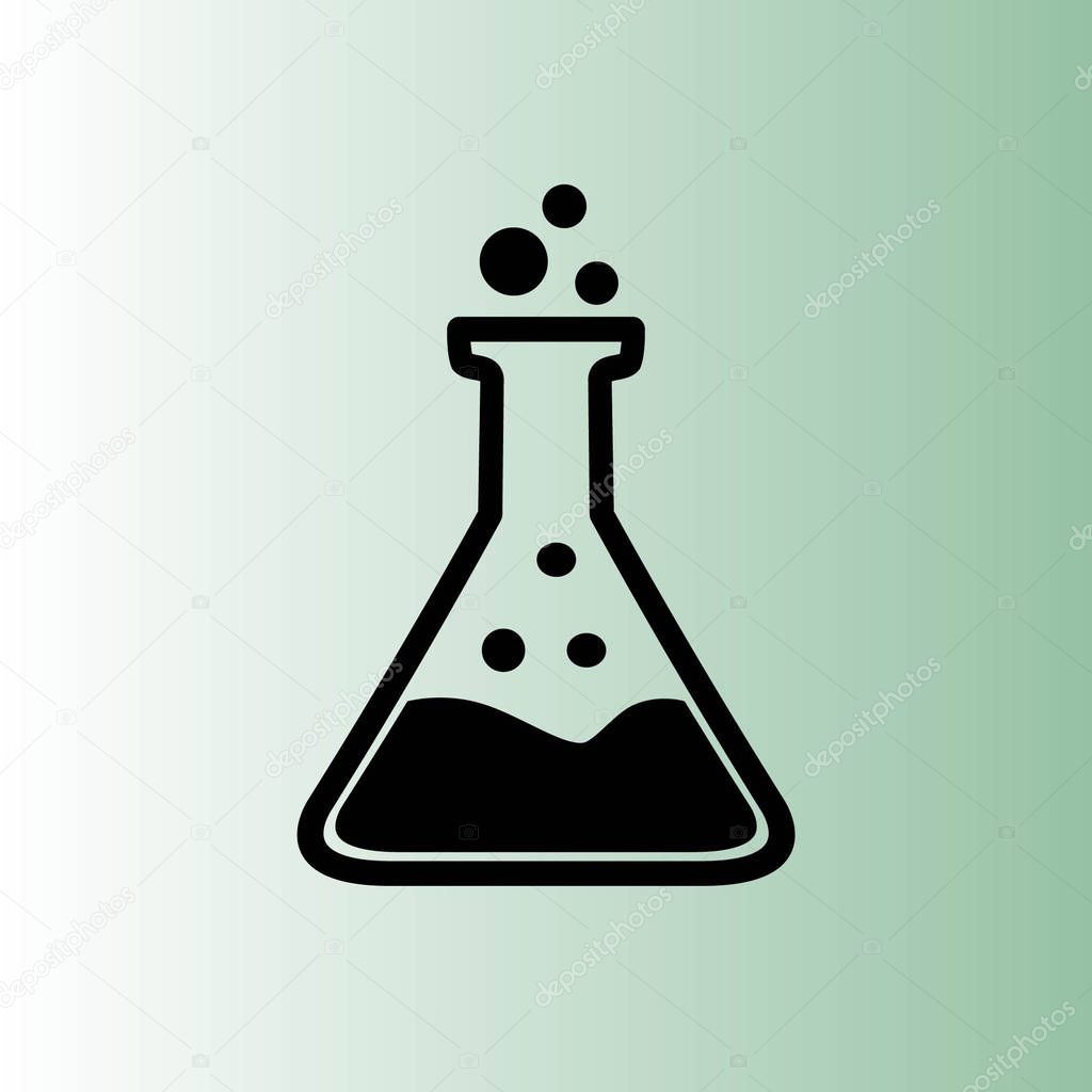 Test tube vector icon