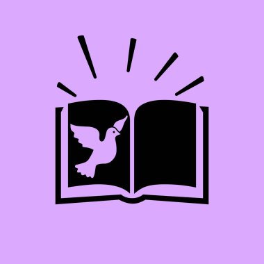 basit İncil kitap vektör