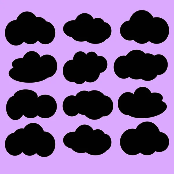 simple cloud icon vector