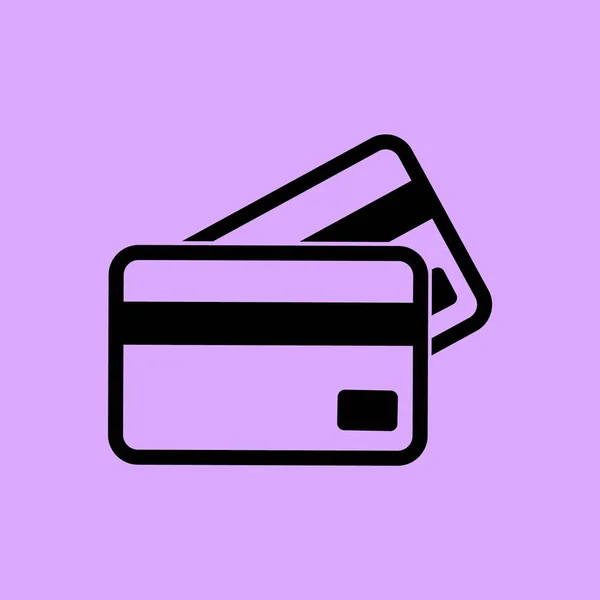 Simple Credit Cards Holding — Stock Vector