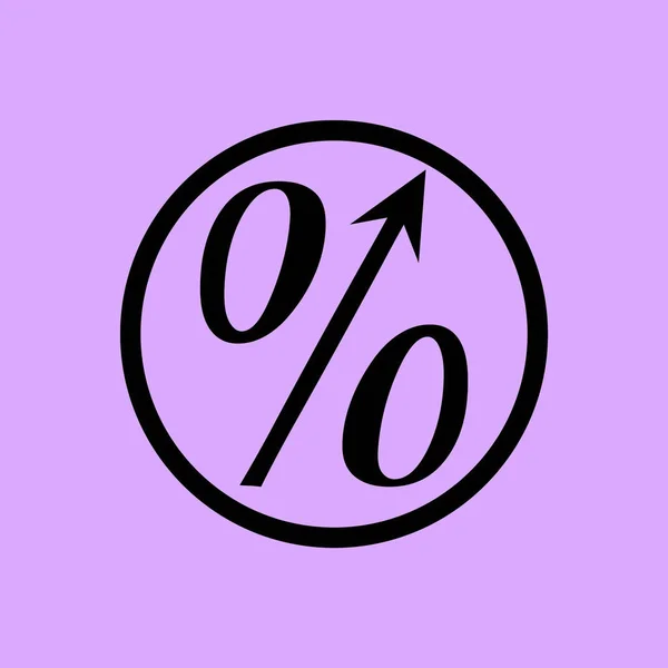 Percent Symbol Vector Illustration — Stock Vector