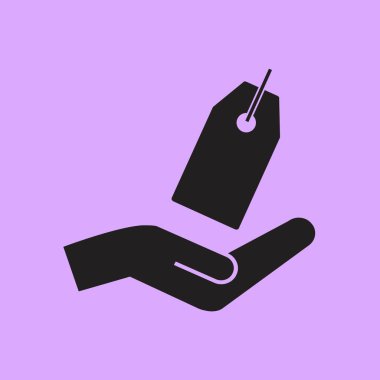 Fiyat kutsal kişilerin resmi, vektör simgesi