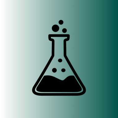 test tüp vektör simgesi