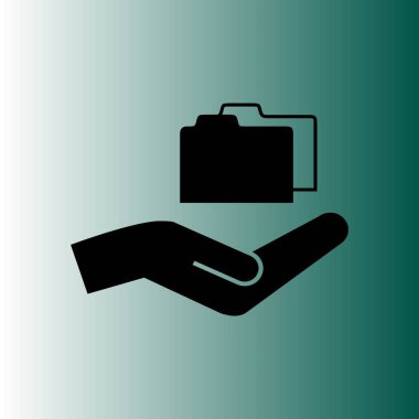 basit klasör simge vektör