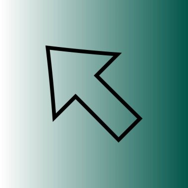 basit imleç vektör çizim 