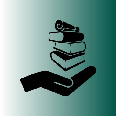 basit kitap vektör simgesi