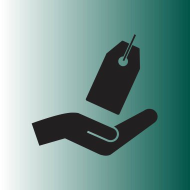 Fiyat kutsal kişilerin resmi, vektör simgesi