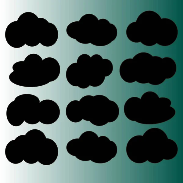 simple cloud icon vector
