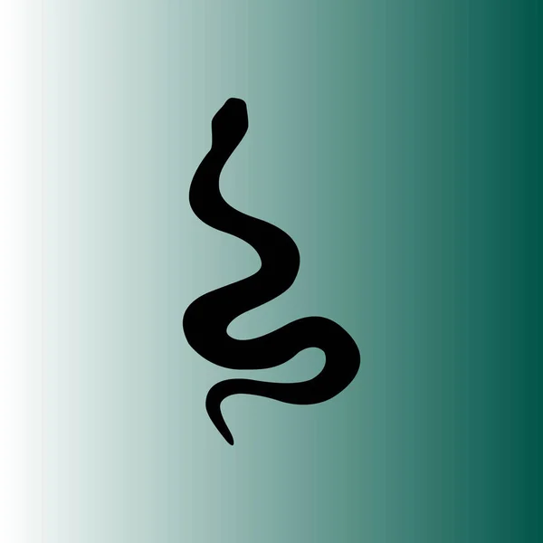 Icône Simple Vecteur Serpent — Image vectorielle