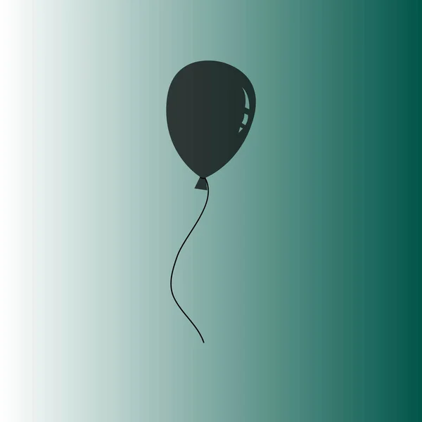 Einfaches Ballon Vektor Symbol — Stockvektor