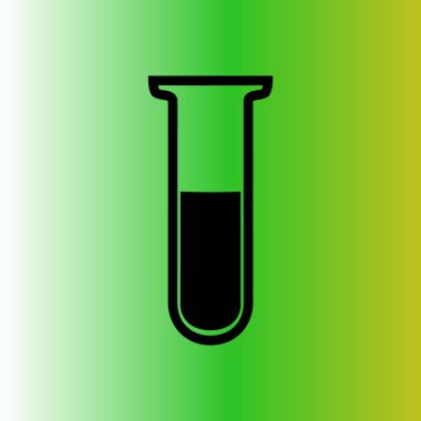 test tüp vektör simgesi