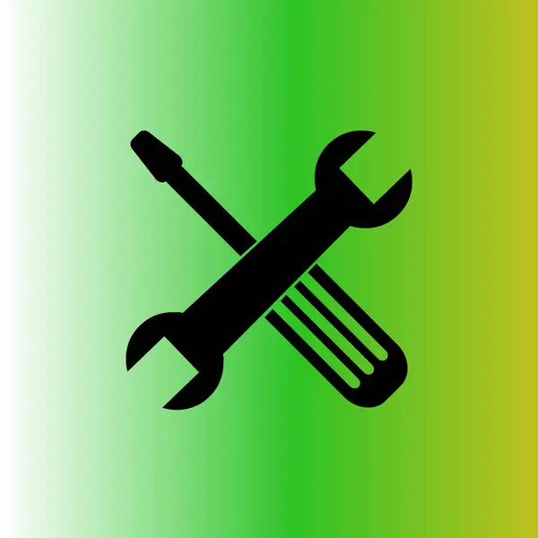 Enkla Verktyg Vektor Symbol — Stock vektor