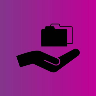 basit klasör simge vektör