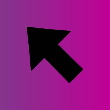 Vektör çizim. İmleç vektör simgesi