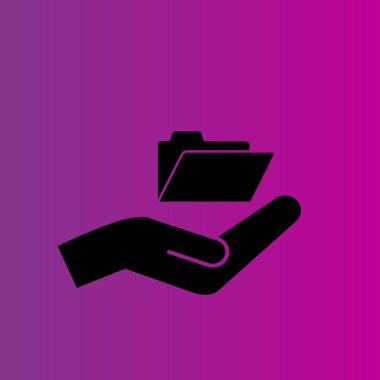  basit klasör simge vektör