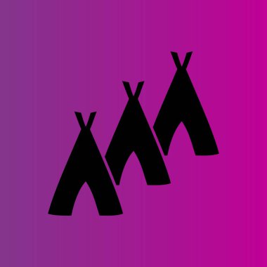 Hovels simgesi, kulübe illüstrasyon vektör