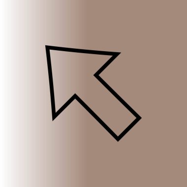 ok web simgesi, vektör çizim