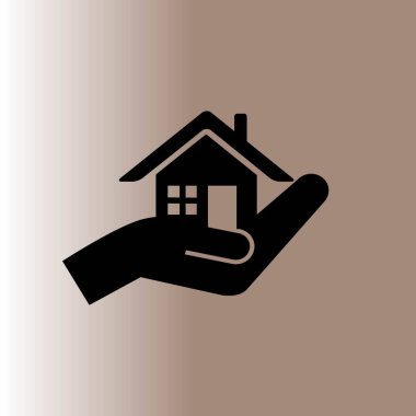 yandan web simgesi, vektör çizim ev