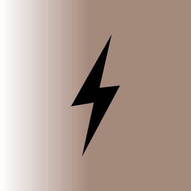 Yıldırım flash web simgesi, vektör çizim
