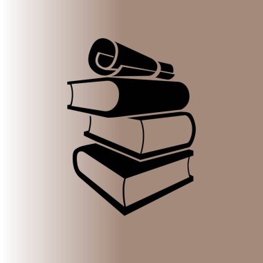kitap web simgesi, vektör çizim