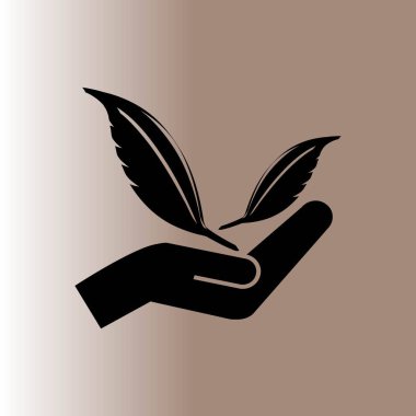 Eko sembolü web simgesi, vektör çizim