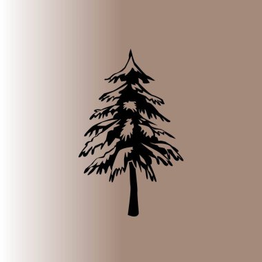 Ladin web simgesi, vektör çizim