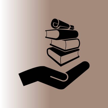 kitap web simgesi, vektör çizim