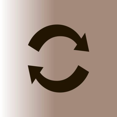 Döngüsel web simgesi, vektör çizim