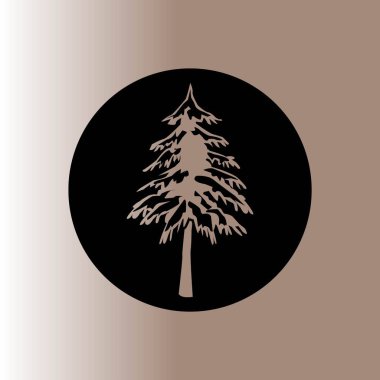 Ladin web simgesi, vektör çizim