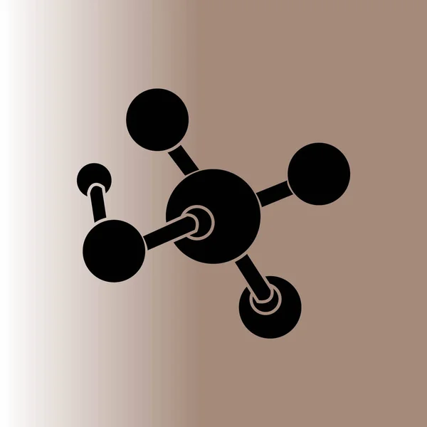 Веб Значок Молекули Векторні Ілюстрації — стоковий вектор