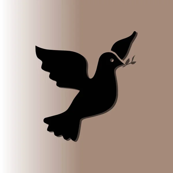 Icône Web Pigeon Illustration Vectorielle — Image vectorielle