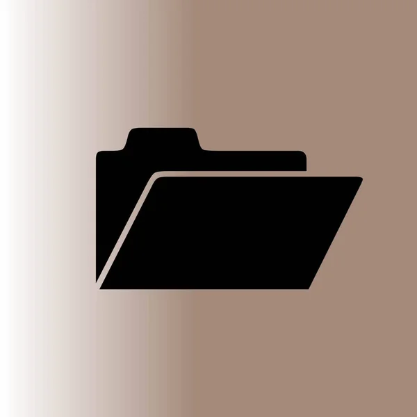 Icono Carpeta Web Ilustración Vectorial — Vector de stock