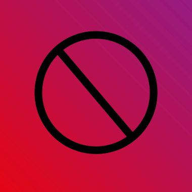 erişim simgesi, yasağı vektör çizim engellendi