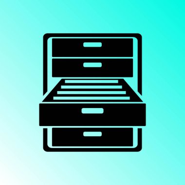 basit çekmece vektör çizim