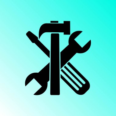 basit araçlar vektör simgesi