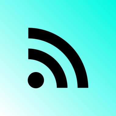 basit Wi-Fi vektör simgesi