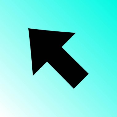 Vektör çizim. İmleç vektör simgesi