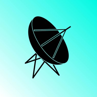 uydu anten vektör simgesi