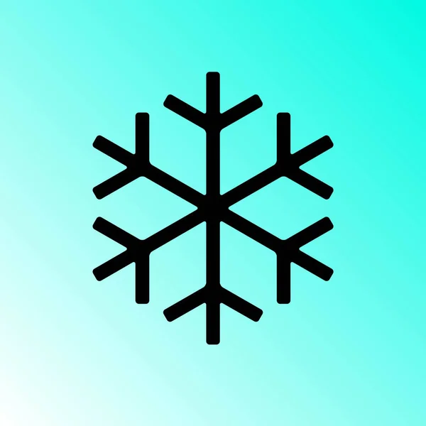 Απλό Snowflake Εικόνα Διάνυσμα — Διανυσματικό Αρχείο