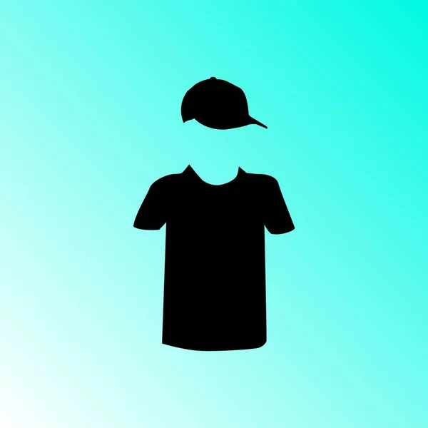 간단한 Tshirt 아이콘 — 스톡 벡터