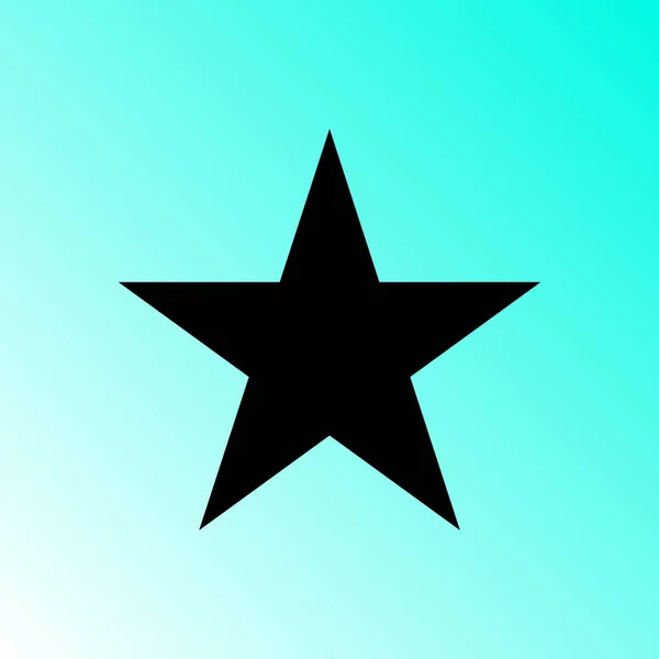 Vetor Star Icon Simples — Vetor de Stock