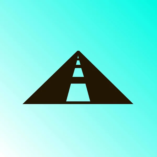 Εικονίδιο Δρόμου Εικονογράφηση Διάνυσμα Αυτοκινητόδρομο — Διανυσματικό Αρχείο