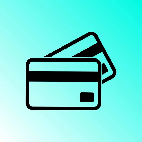 Simple Credit Card Holding — Stock Vector