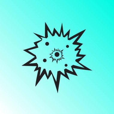 Düz patlama simgesi 