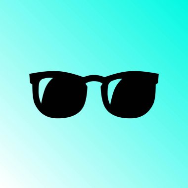 Vektör gözlük simgesi simgesi