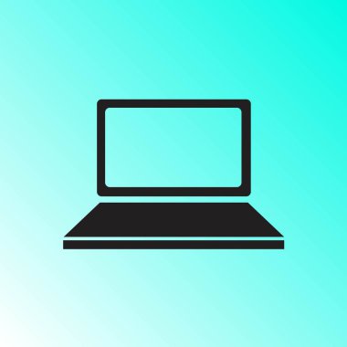 Basit bilgisayar vektör simgesi