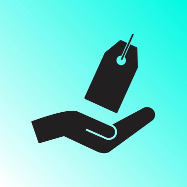 Fiyat kutsal kişilerin resmi, vektör simgesi