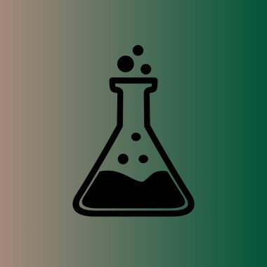 test tüp vektör simgesi