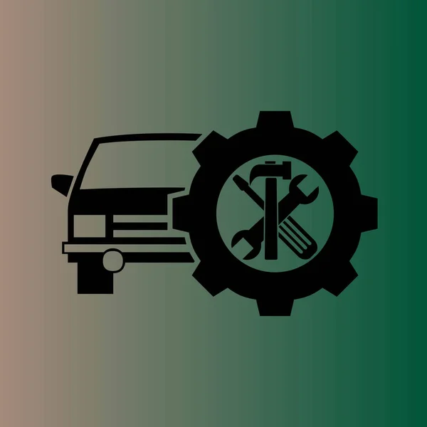 Auto Reparación Vector Icono — Vector de stock